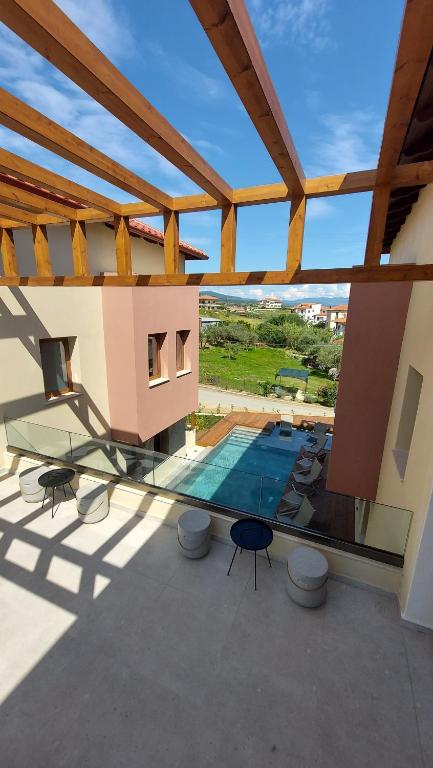 Balkón nebo terasa v ubytování Kynara Elegant Living