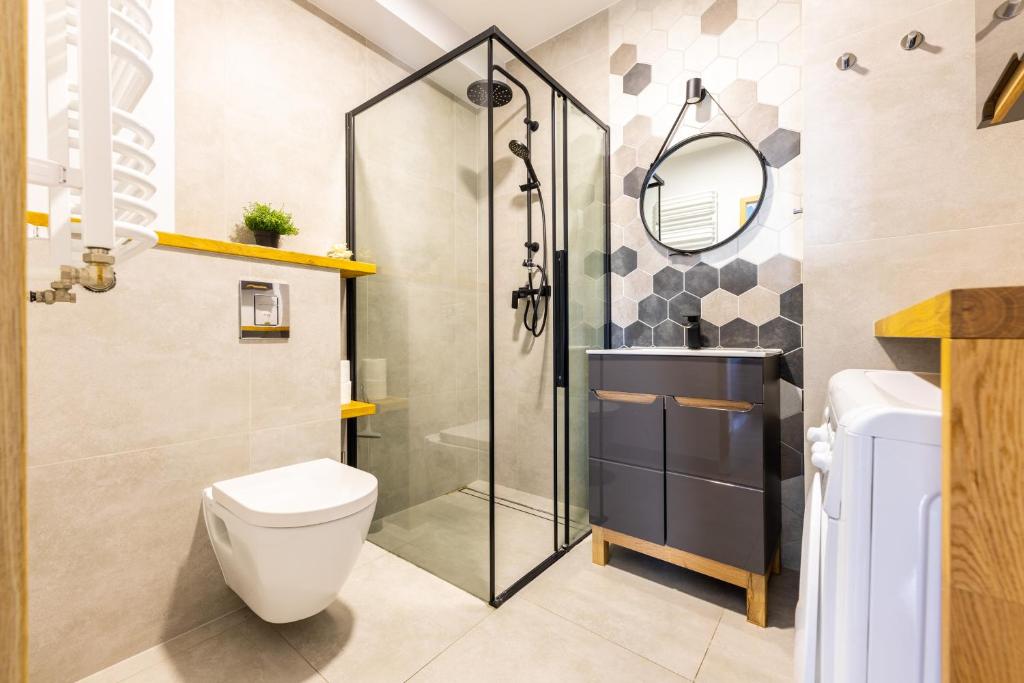 Kúpeľňa v ubytovaní Apartamenty Cisza & Spoko! - ACCO RENT