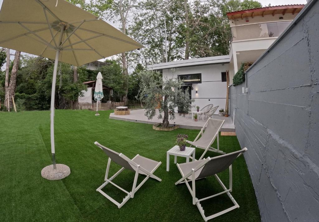 Zahrada ubytování Elia Studio