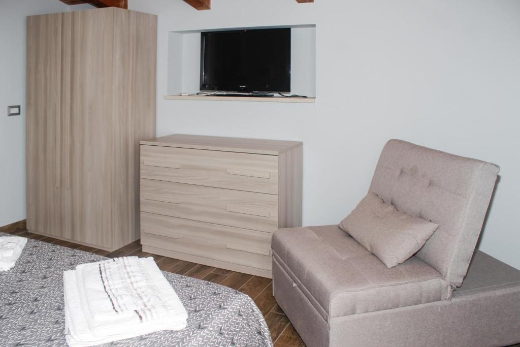 TV a/nebo společenská místnost v ubytování Villa Ada