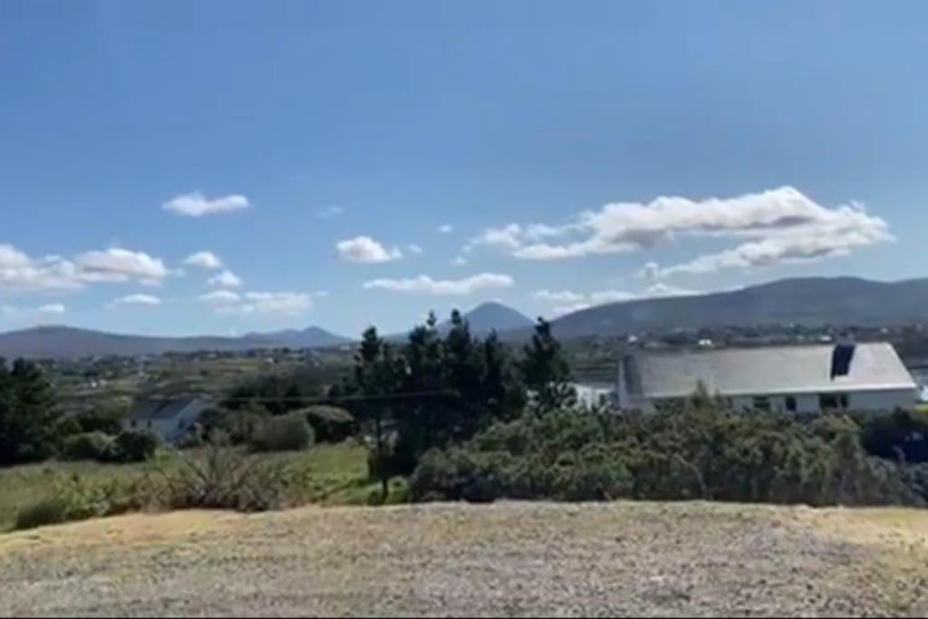 a view from the top of a hill at Mickey's House in Annagry