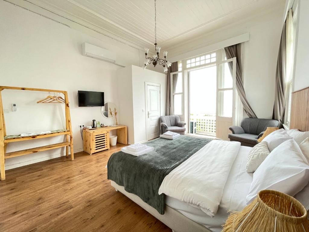 Ikigai Hotel Villa Rıfat - Chambre Double De Luxe Avec Vue Sur La Mer