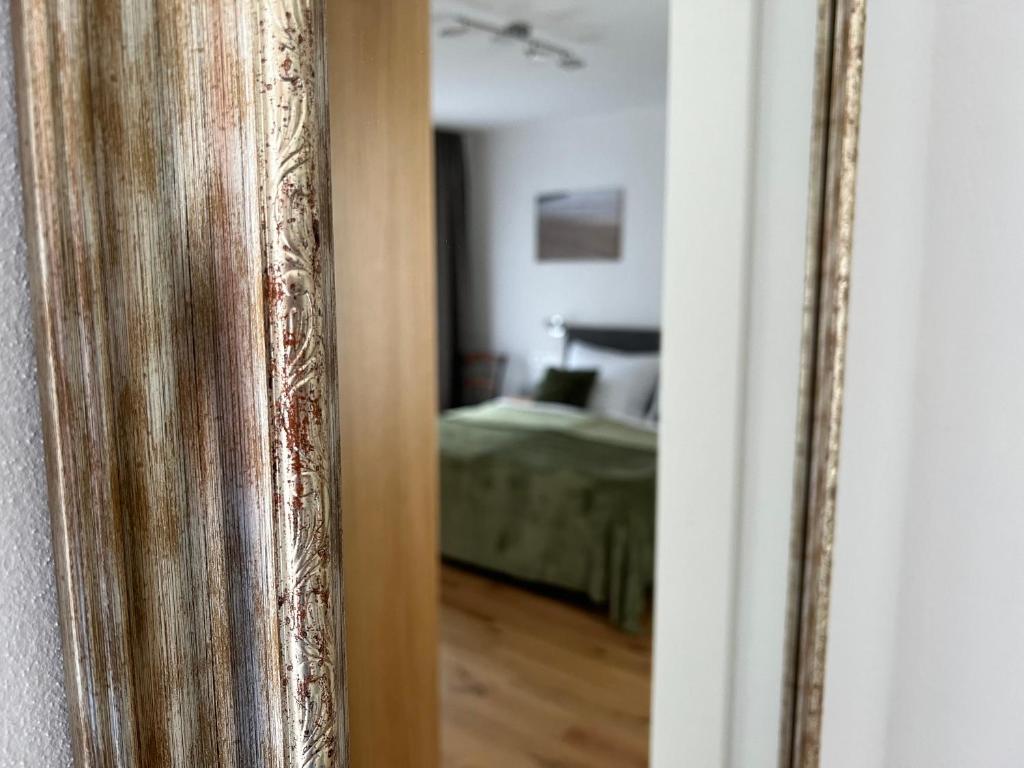 Postel nebo postele na pokoji v ubytování das STOCKSTAN