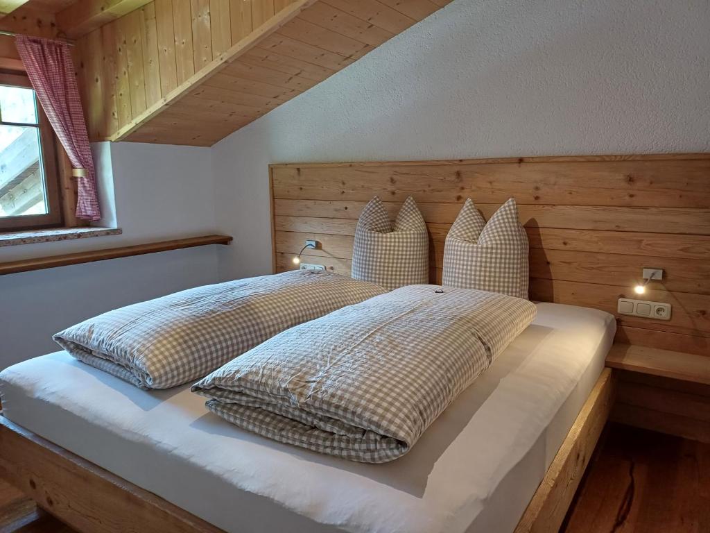 Postel nebo postele na pokoji v ubytování Haus Petra