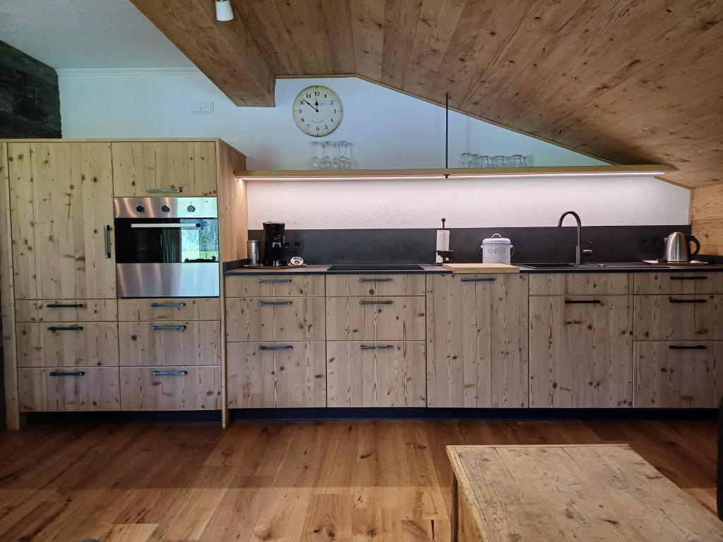 Kuchyň nebo kuchyňský kout v ubytování Haus Petra