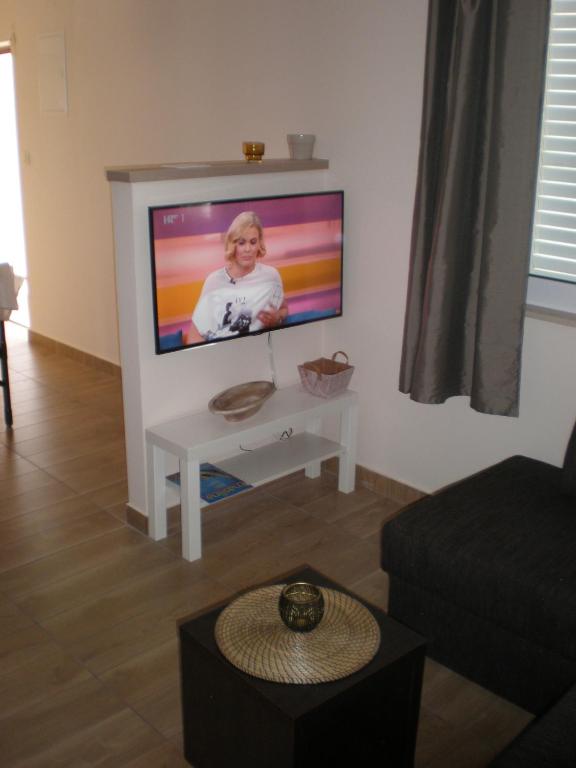 TV a/nebo společenská místnost v ubytování Apartment Maria