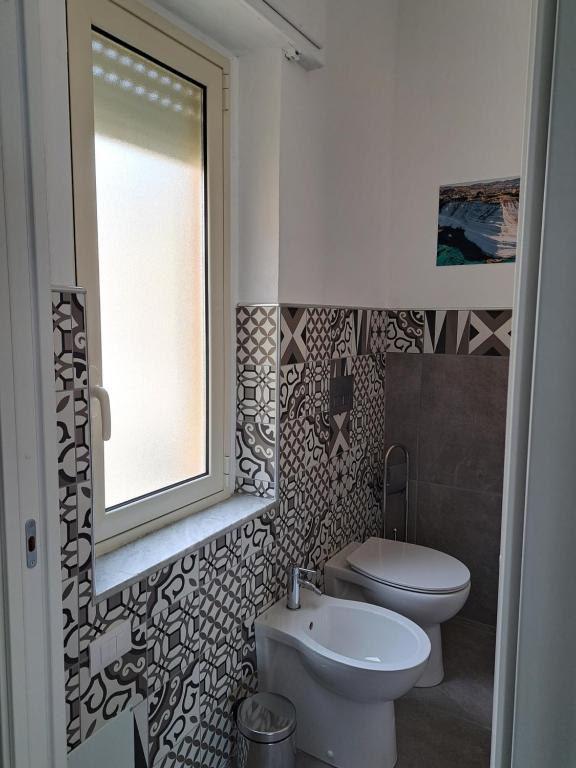 Koupelna v ubytování B&B Gergent