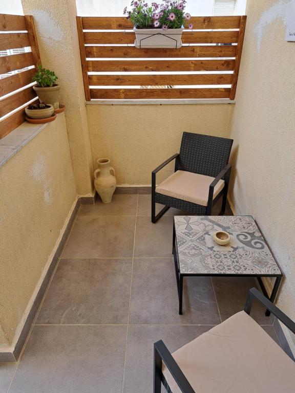 Posezení v ubytování B&B Gergent