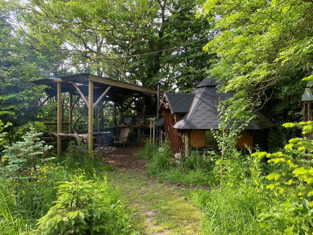 Zahrada ubytování The Hobbit House and Secret Garden