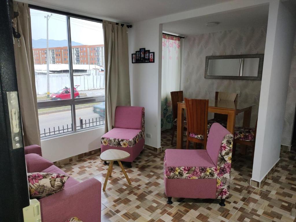 Istumisnurk majutusasutuses Apartamento Aboleda Campestre