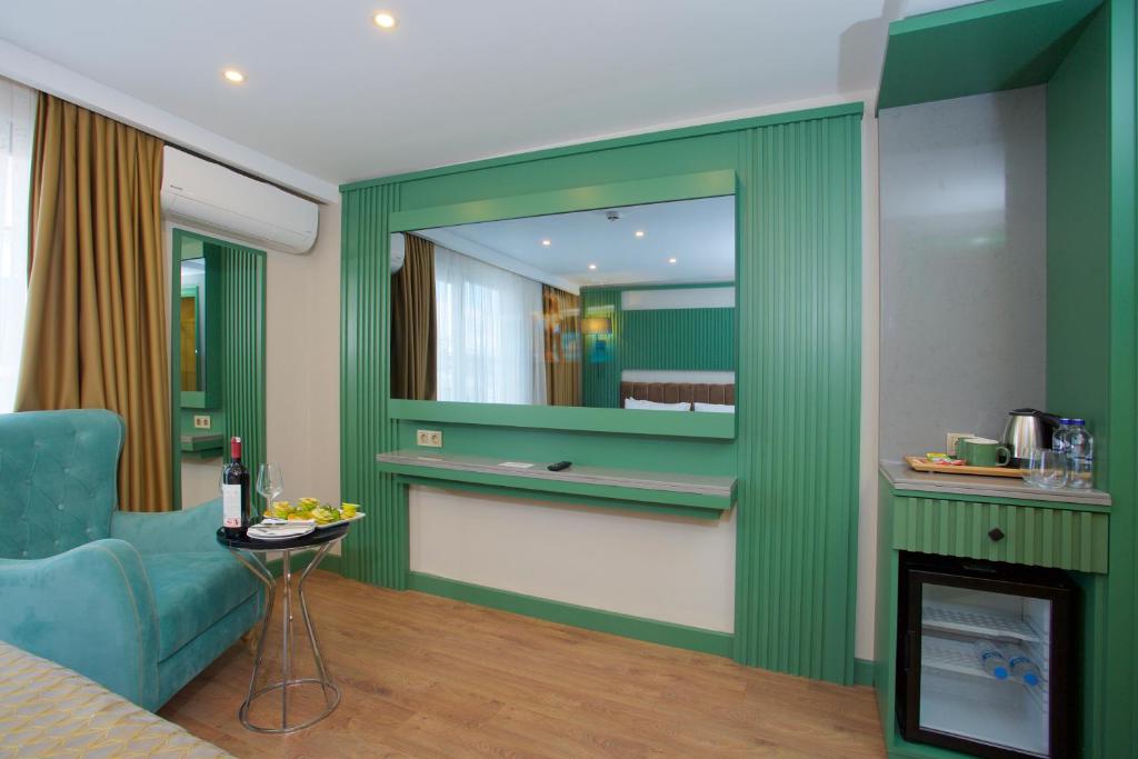 Posezení v ubytování Çanakkale Bosphorus Port Aspen Hotel