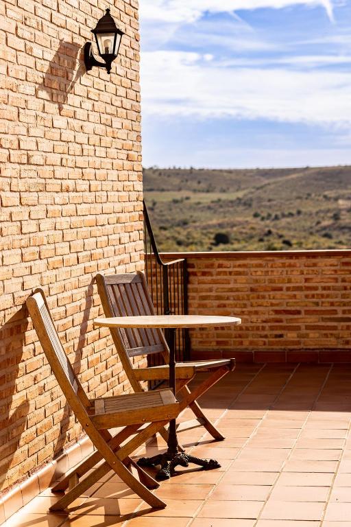 Balkón alebo terasa v ubytovaní CASA RURAL Cigarral del Pintor