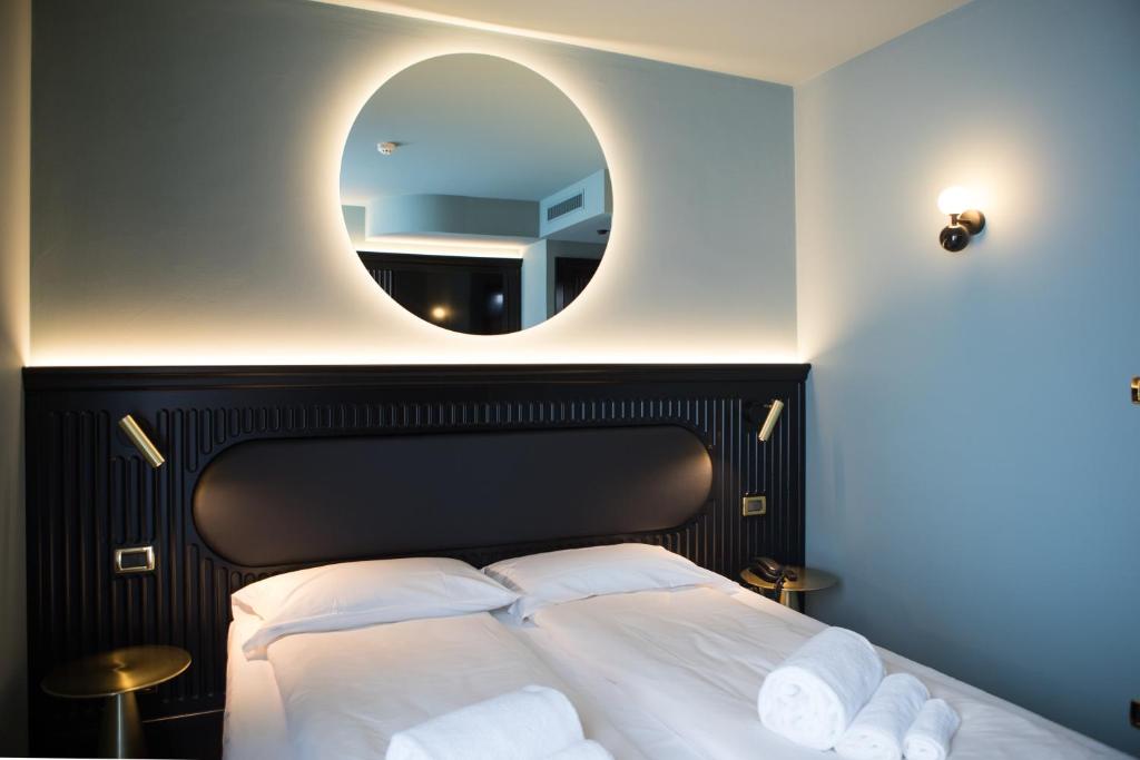 Postel nebo postele na pokoji v ubytování Hotel Miro'