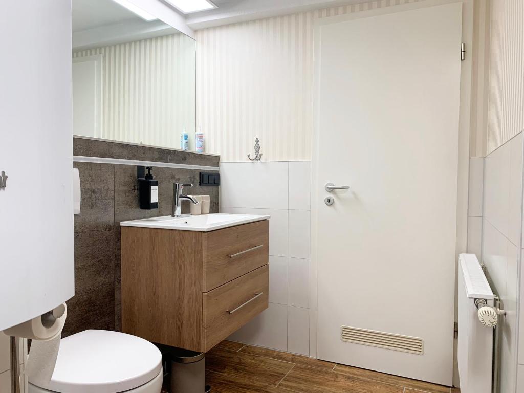 Koupelna v ubytování Ferienwohnung am Südwall All INCLUSIVE