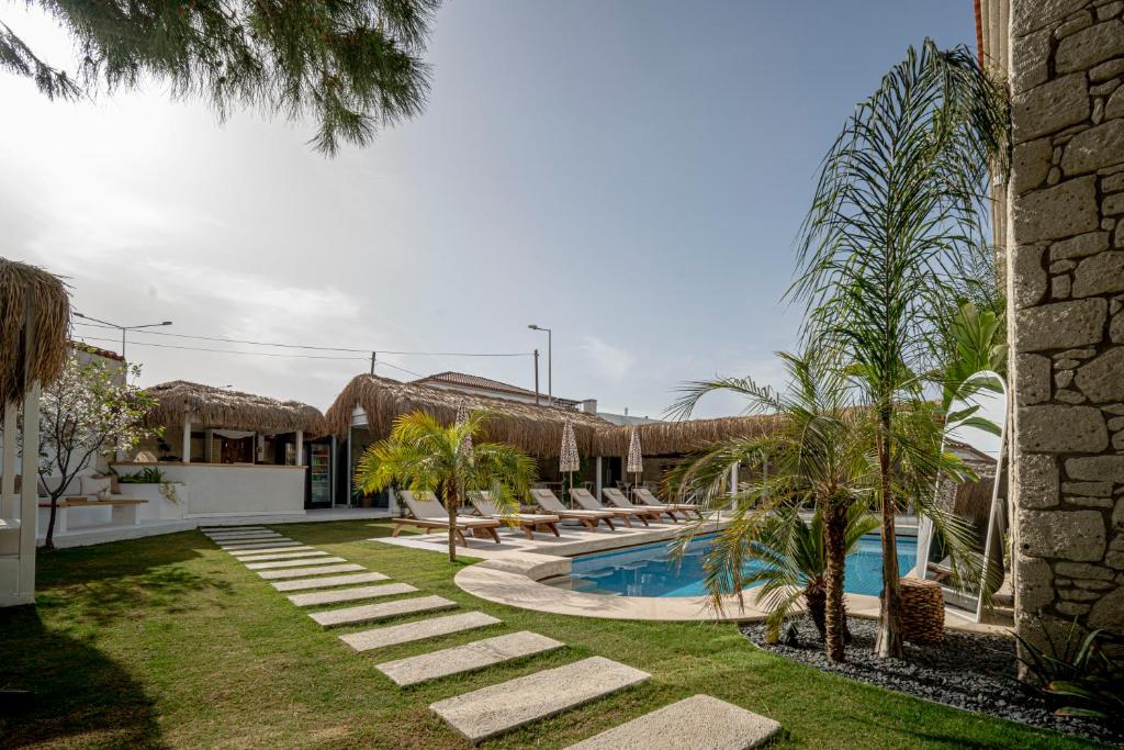 an image of a villa with a swimming pool at Sandal Alaçatı - Adult Only in Alaçatı