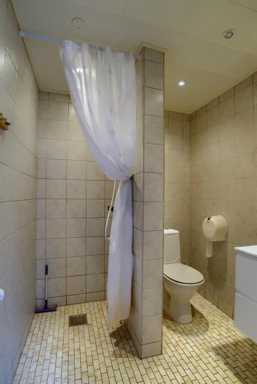 Koupelna v ubytování Ebsens Hotel
