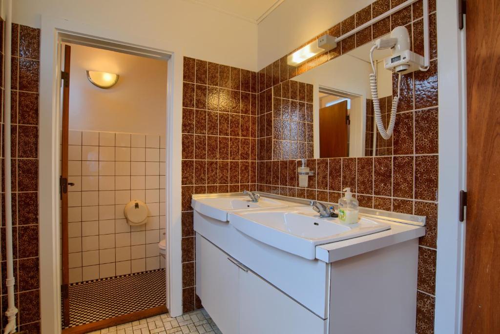 Koupelna v ubytování Ebsens Hotel