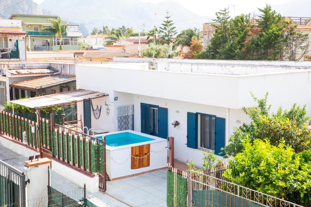 Balkón nebo terasa v ubytování Beddamuri home