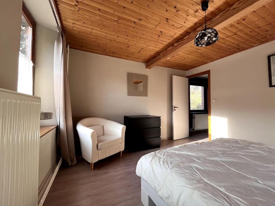 Postel nebo postele na pokoji v ubytování Charme gîte Vacances Véro