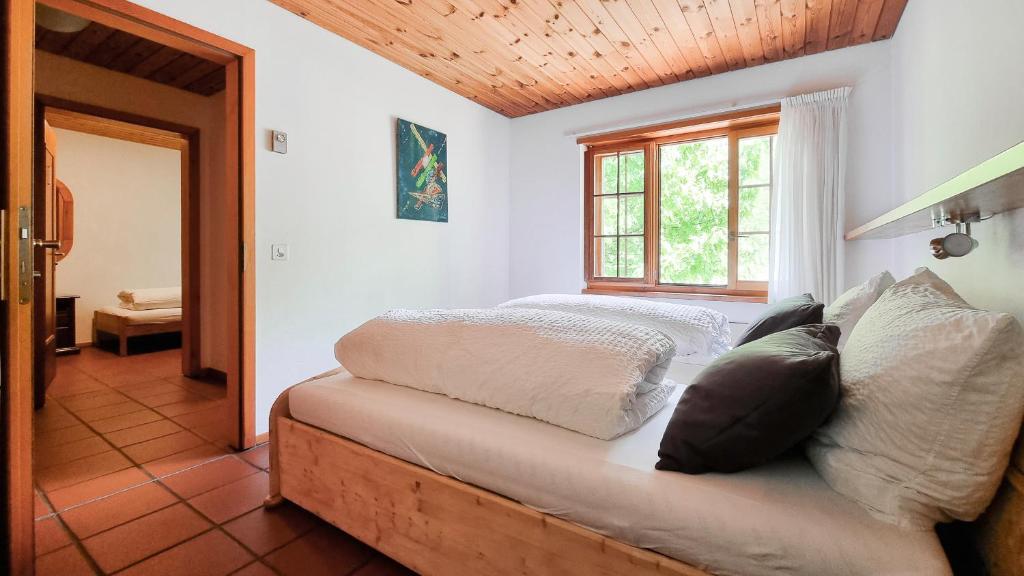 Postel nebo postele na pokoji v ubytování Hotel Santana