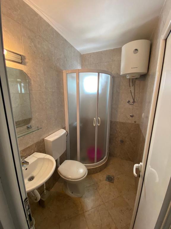 Koupelna v ubytování Apartmani Resetar