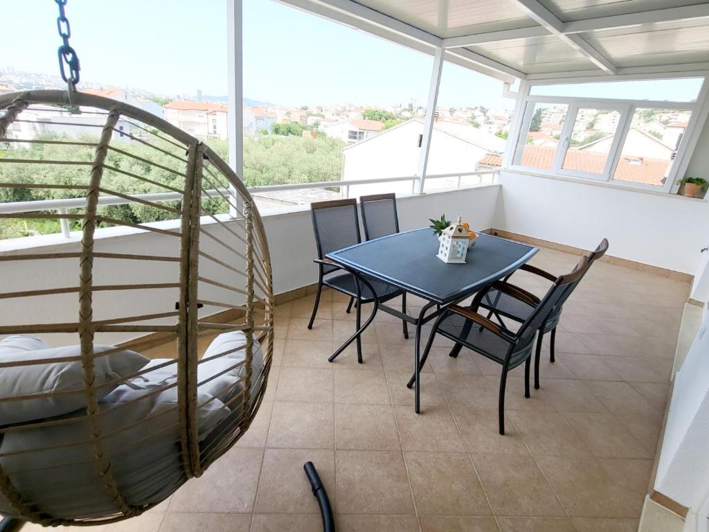 Balkón nebo terasa v ubytování SPLIT VIEW 2 Bedrooms LUXURY APARTMAN 90 m2