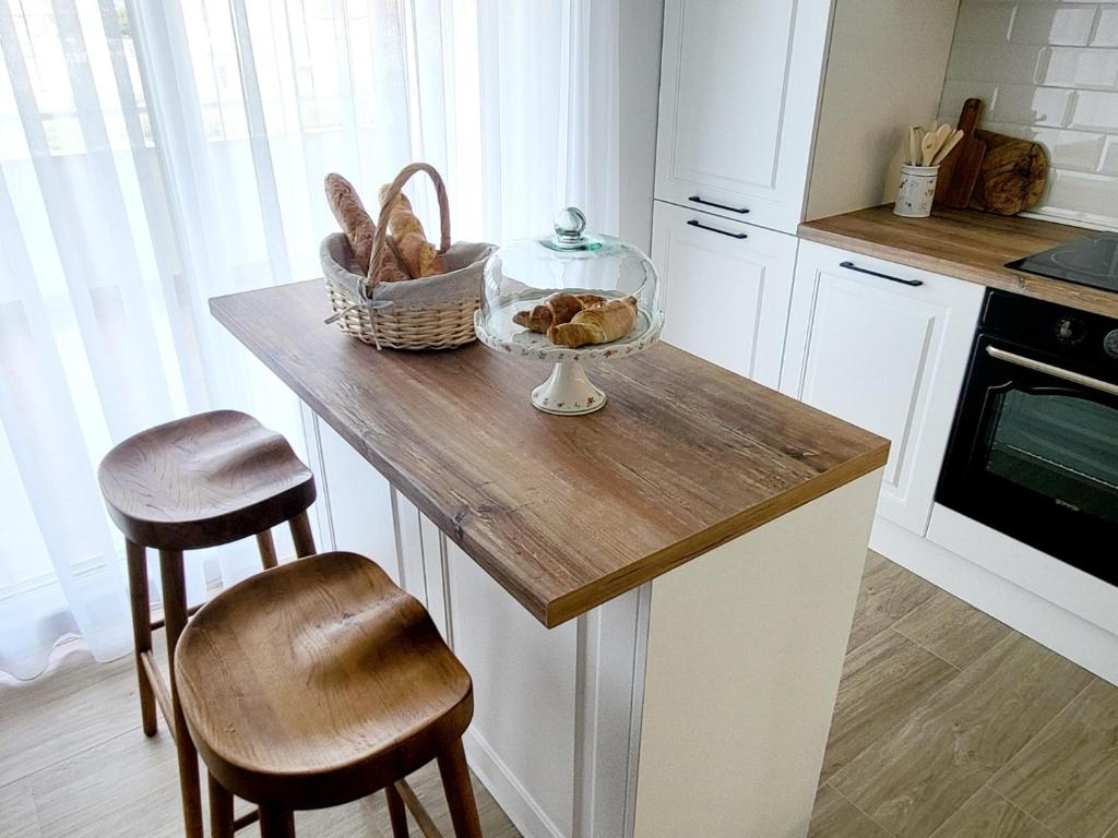 Kuchyň nebo kuchyňský kout v ubytování SPLIT VIEW 2 Bedrooms LUXURY APARTMAN 90 m2