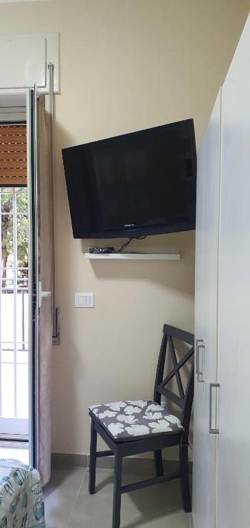 TV a/nebo společenská místnost v ubytování Casa Mare Blu Agropoli - Blumarine