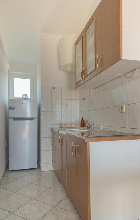 Kuchyň nebo kuchyňský kout v ubytování Rasin Apartments