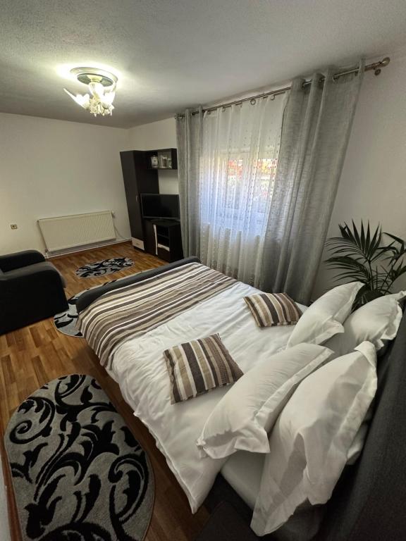 Postel nebo postele na pokoji v ubytování Casa Ella Maldaresti