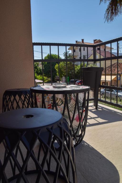 Balkón nebo terasa v ubytování NADA