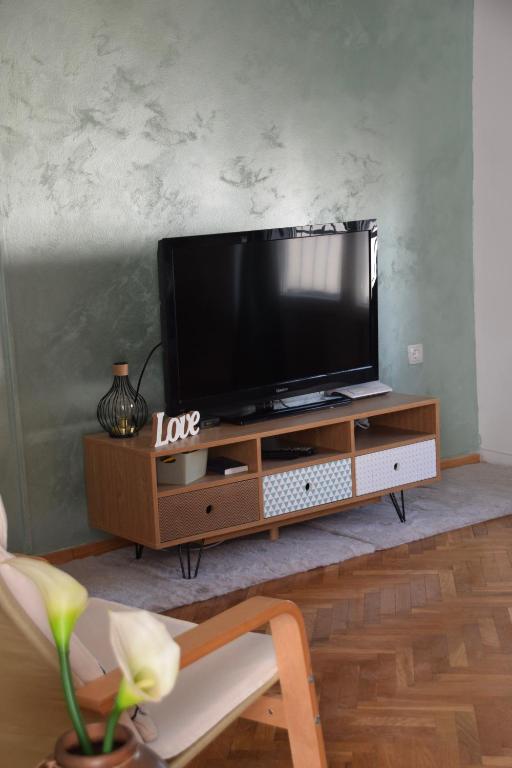 TV a/nebo společenská místnost v ubytování NADA