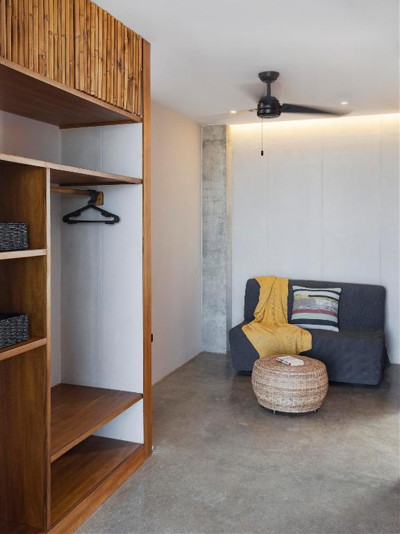 Posezení v ubytování Eolia Sustainable Design Hotel