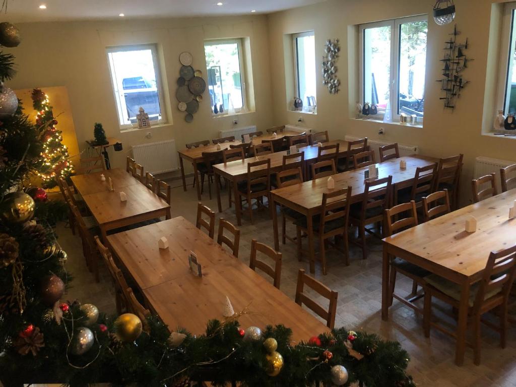 Restaurace v ubytování AlpenKlub Hotel