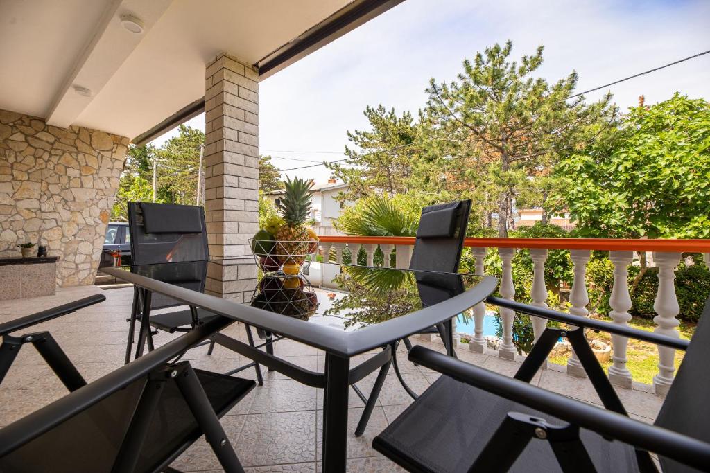 Balkón nebo terasa v ubytování Apartments Vugrin
