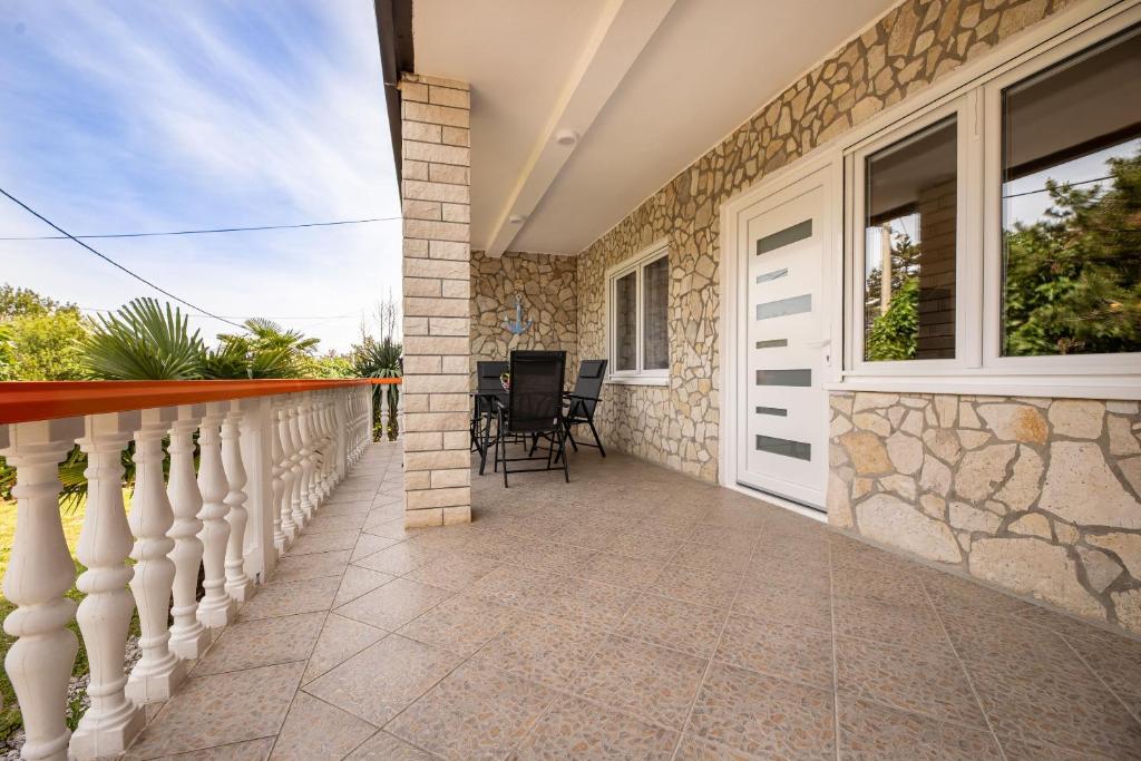 Balkón nebo terasa v ubytování Apartments Vugrin