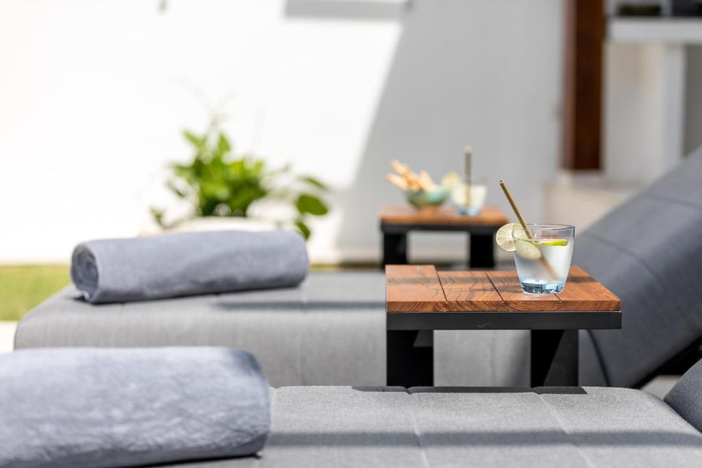 Villa Hanna Luxury Beachfront Koh Samui的休息区