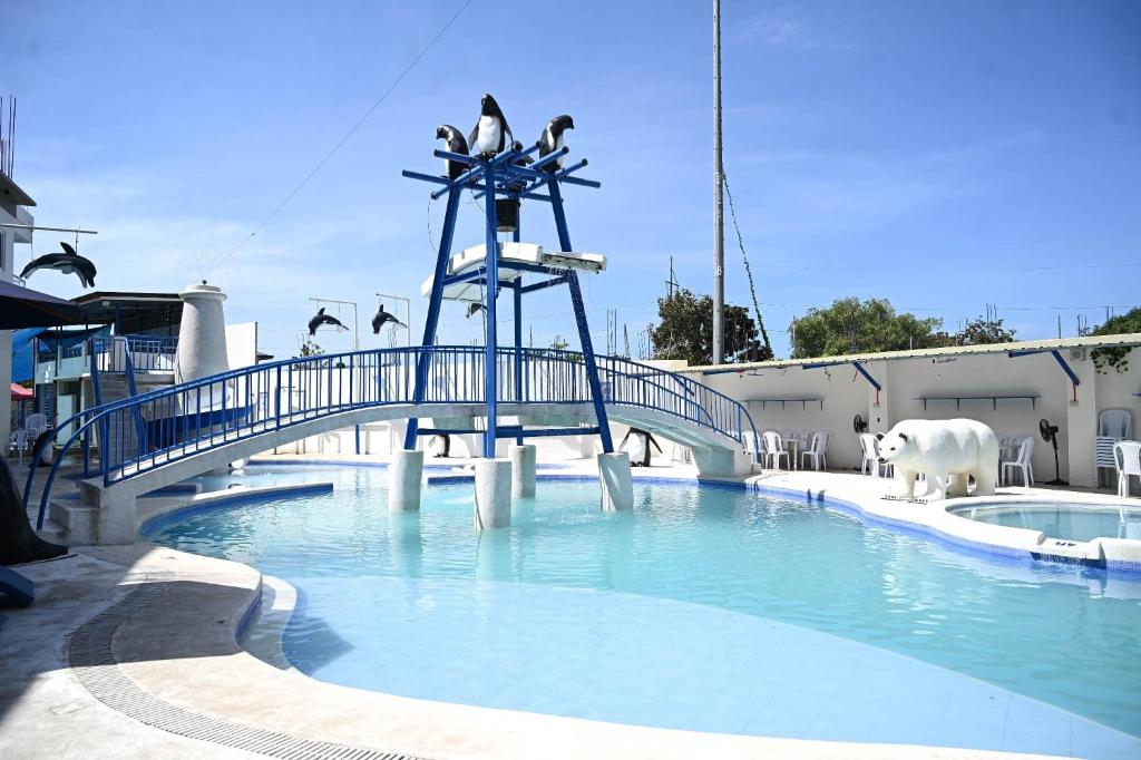 Bazén v ubytování J&V Hotel and Resort nebo v jeho okolí