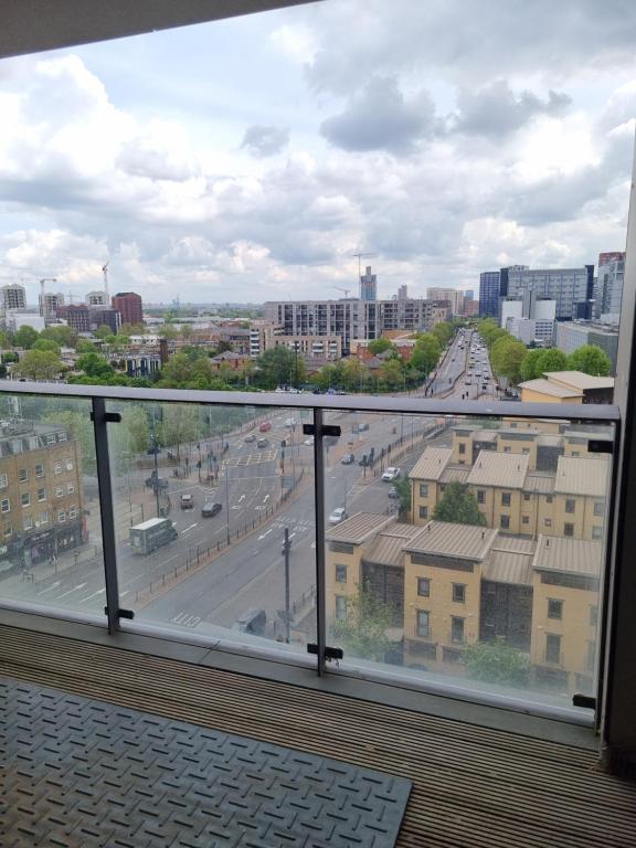 Nespecifikovaný výhled na destinaci Londýn nebo výhled na město při pohledu z apartmánu