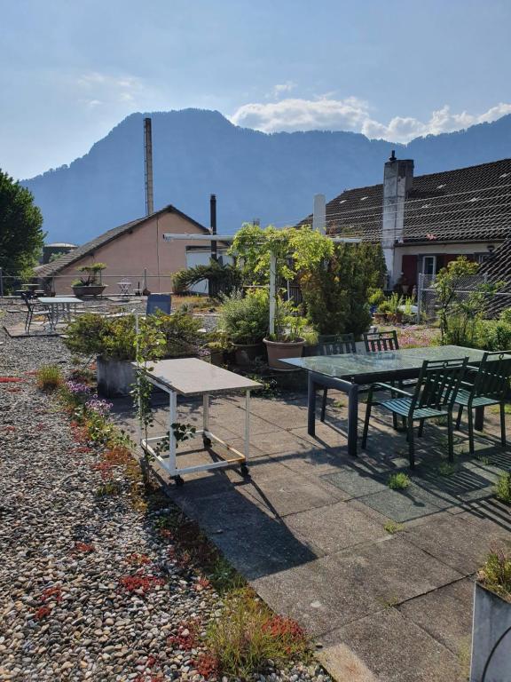 Nespecifikovaný výhled na hory nebo výhled na hory při pohledu z bed and breakfast
