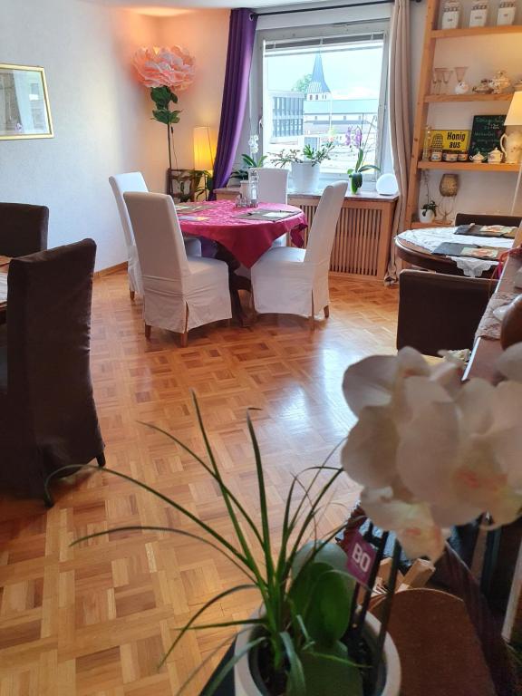 Posezení v ubytování BnB Haus Weibel
