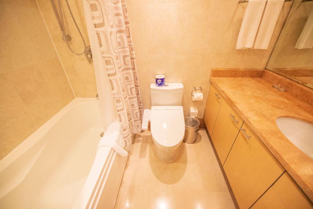 Vannituba majutusasutuses Shanghai Centre Serviced Apartment