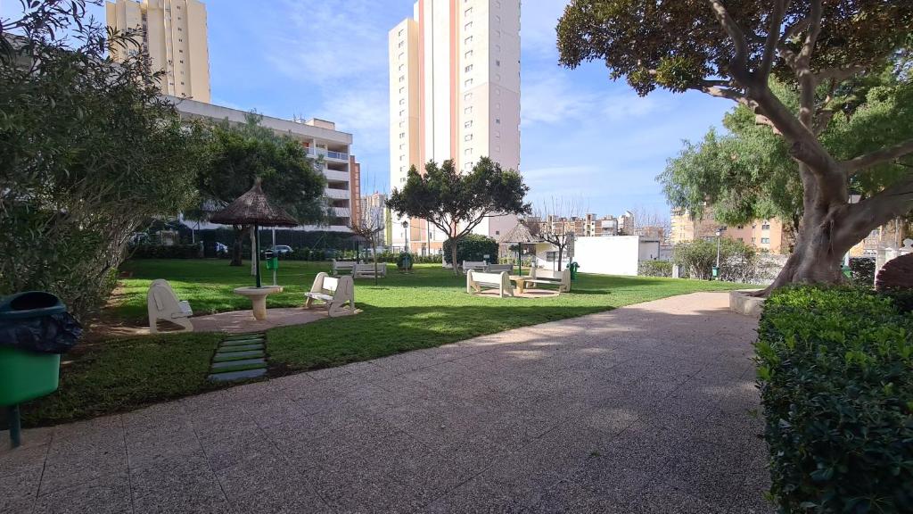 Zahrada ubytování Apartamento Playmon Park 16 IF Benidorm