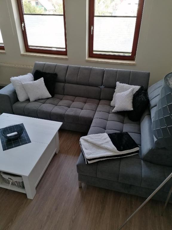 Posezení v ubytování Ferienwohnung Wegner