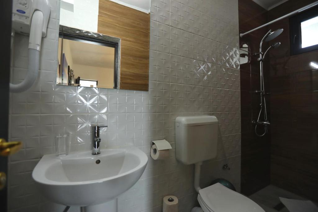 Koupelna v ubytování Casa Izabela