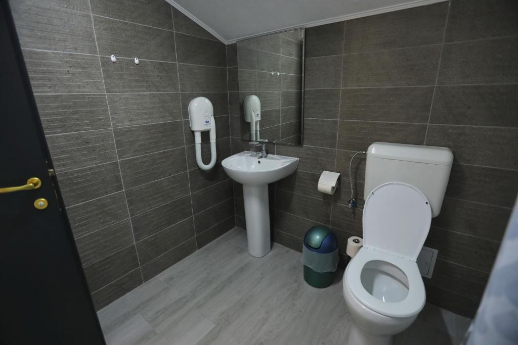 Koupelna v ubytování Casa Izabela