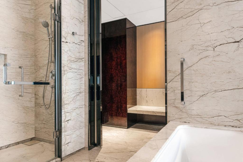 Koupelna v ubytování Shunde Marriott Hotel