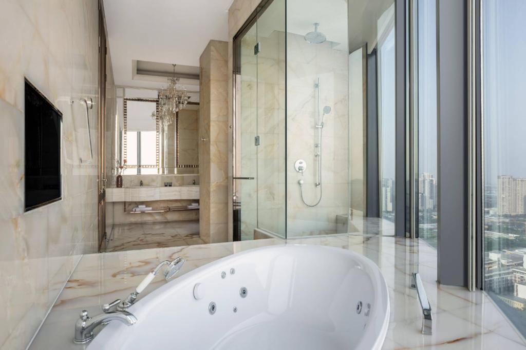 Koupelna v ubytování Shunde Marriott Hotel