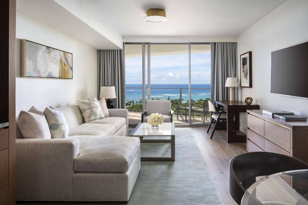 Posezení v ubytování The Ritz-Carlton Residences, Waikiki Beach Hotel
