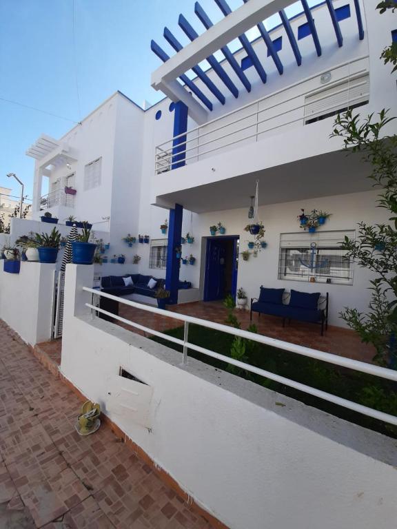 Balkón nebo terasa v ubytování Maison Belle Dune